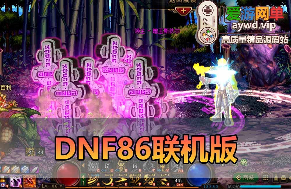 DNF86级联机晴空技改版 技能宝珠 技能宠物装备 徽章镶嵌 在线点券 装备靠打 每日魔盒摸金 可做顶级宠物称号光环缩略图
